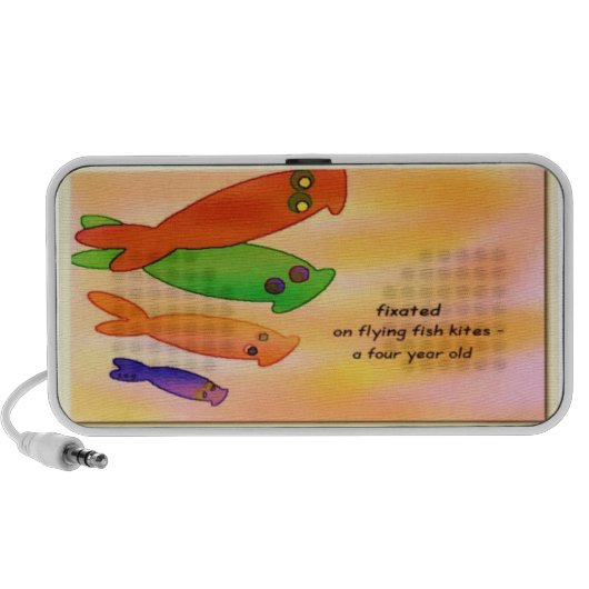 Flying Fish Kites Doodle Speaker (Front)