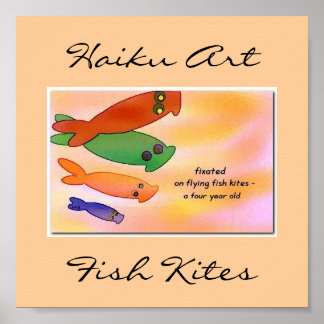 Flying Fish Kites Print