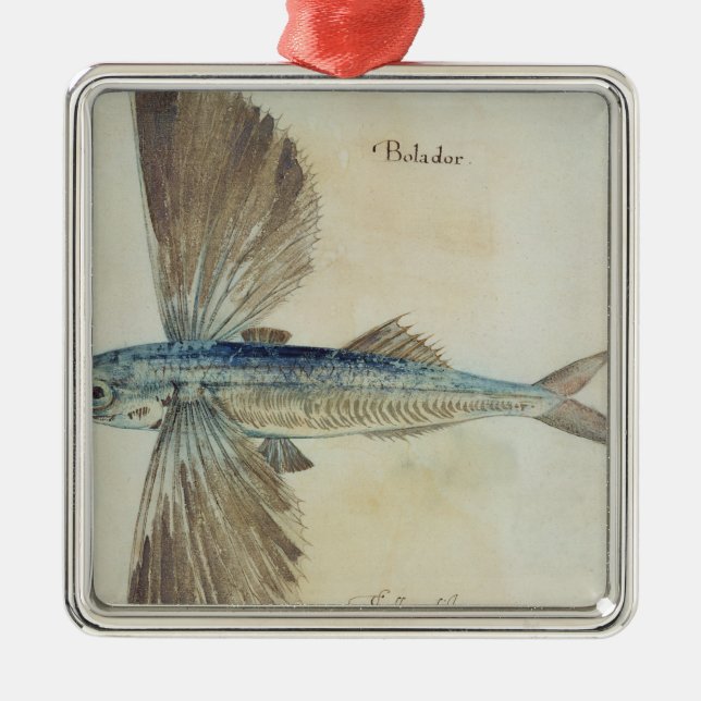 Flying-Fish Metal Ornament (Front)