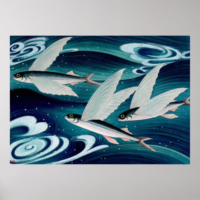 Flying Fish Ono Bakufu Circa 1938 Poster (Front)