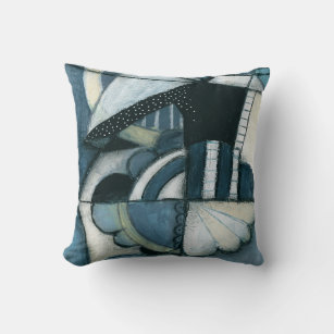 Flying Fish Throw Pillow