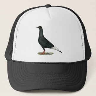 Flying Flight Black Pigeon Trucker Hat