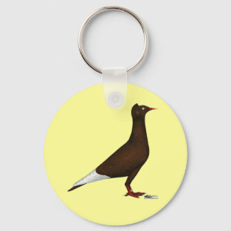 Flying Flight Cap Pigeon Keychain