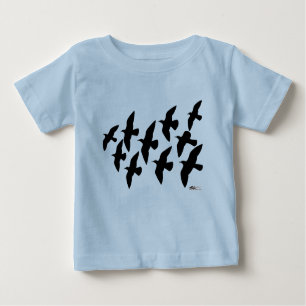 Flying Flight Pigeons Baby T-Shirt