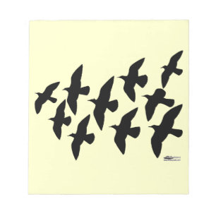 Flying Flight Pigeons Notepad