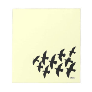 Flying Flight Pigeons Notepad