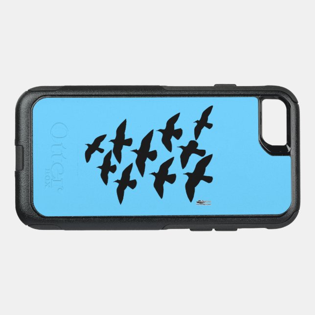 Flying Flight Pigeons Otterbox iPhone Case (Back Horizontal)