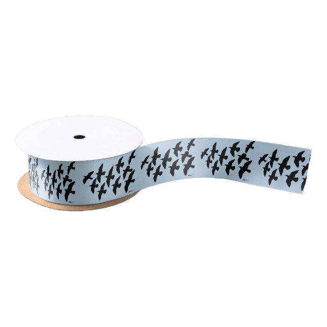 Flying Flight Pigeons Satin Ribbon (Spool)