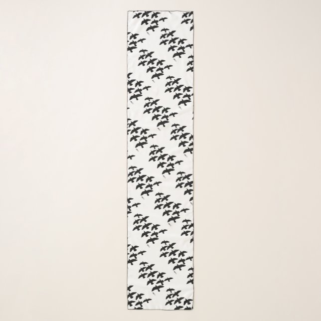 Flying Flight Pigeons Scarf (Front)