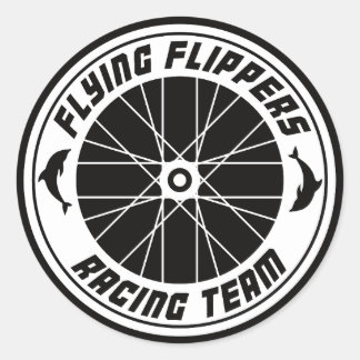 Flying Flippers Racing - Aufkleber Rund Classic Round Sticker