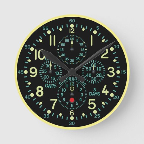 Flying Fortress Aircraft Clock