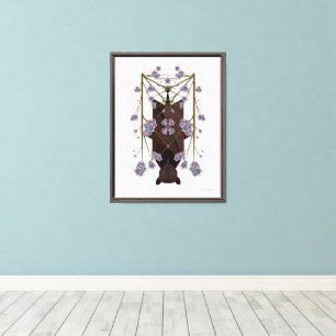 Flying Fox 12X16 Stretched Canvas Giclée Print
