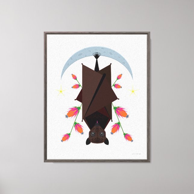 Flying Fox 16x20 Stretched Canvas Giclée Print (Front)