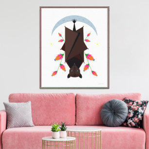 Flying Fox 20x24 Stretched Canvas Giclée Print