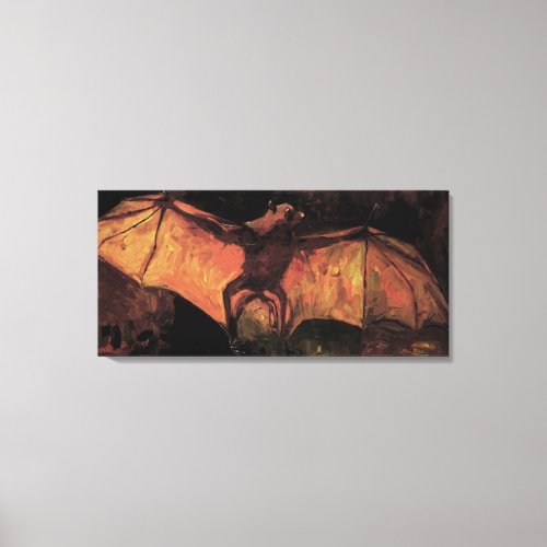 Flying Fox Bat by Vincent van Gogh Canvas Print