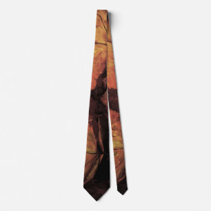 Flying Fox Bat by Vincent van Gogh Neck Tie