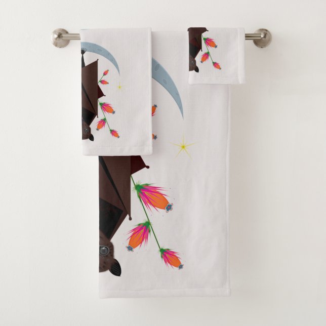 Flying Fox Bath Towel Set (Insitu)