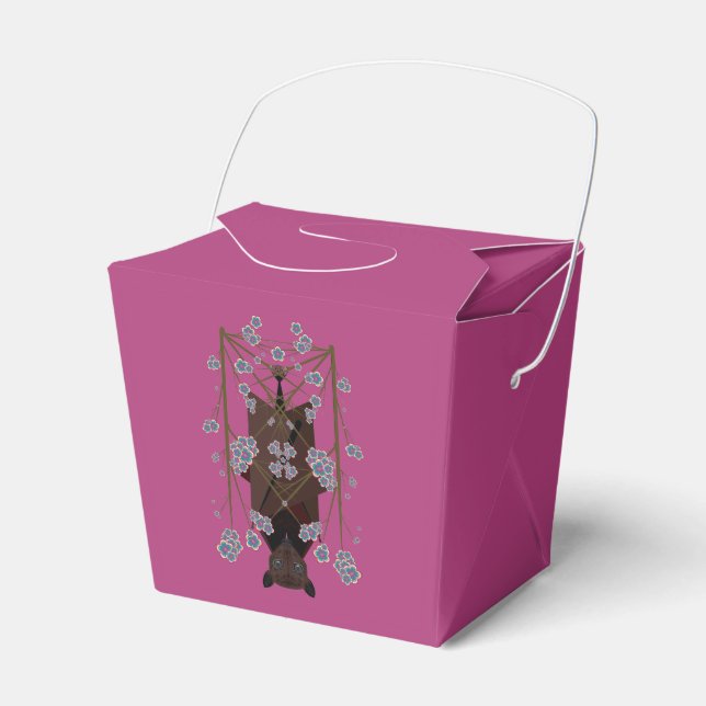 Flying Fox Boysenberry Favor Box (Front Side)
