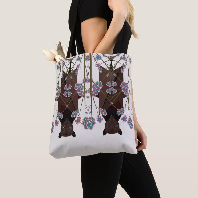 Flying Fox Shoulder Tote (2 Sizes) Bag (Close Up)