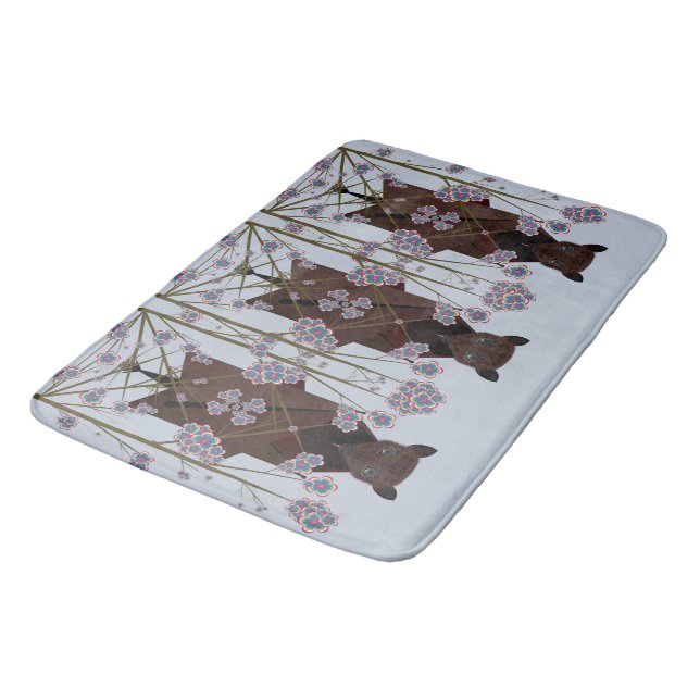 Flying Fox Sky Blue Bathmat (Angled)