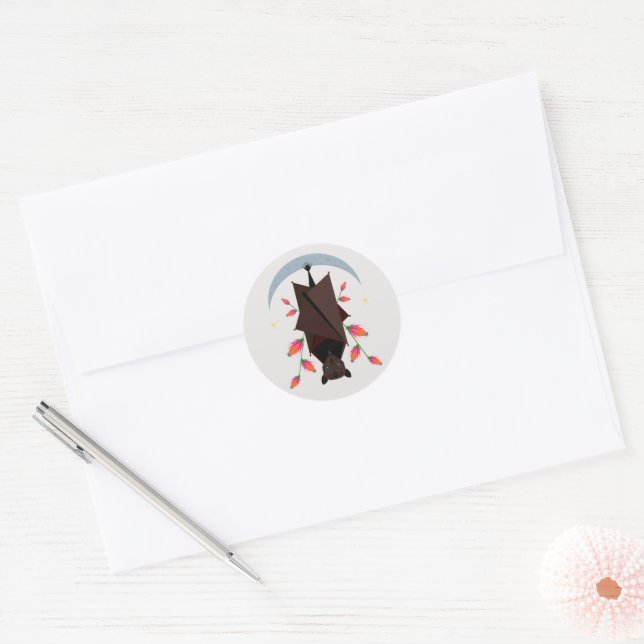 Flying Fox Sticker (Envelope)