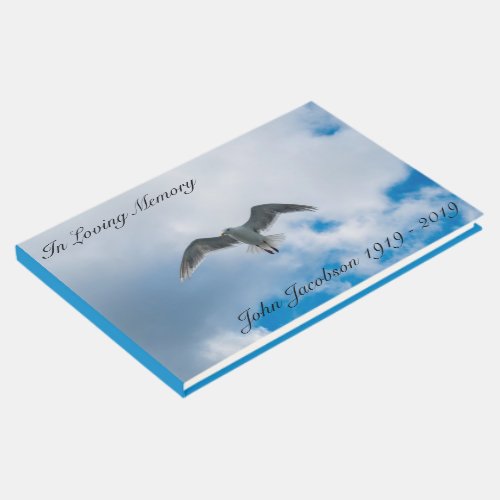 Flying Free Funeral Guest Book