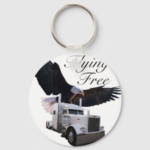 Flying Free Keychain