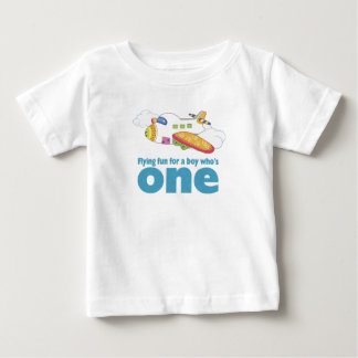 Flying Fun for a Boy Who's 1 Baby T-Shirt