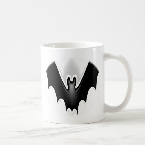 Flying Funky Halloween Bat Spooky Coffee Mug