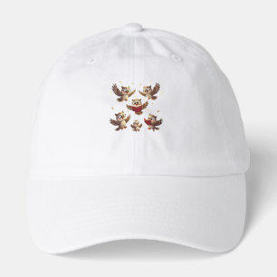 "Flying Funny Owls – Disney Cartoon Style" Hat