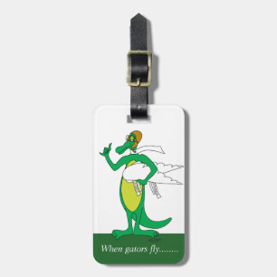 Flying Gator Luggage Tag