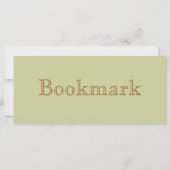 Flying Geese BookMark (Back)