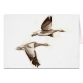 Flying geese drawing (Front Horizontal)