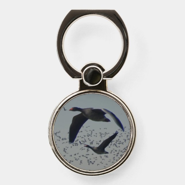 Flying Geese Phone Ring Holder (Front)