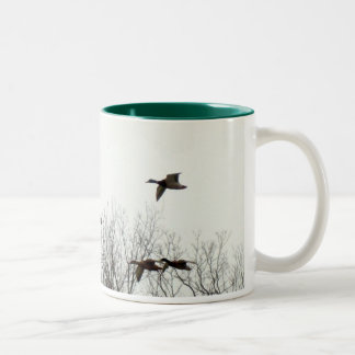 Flying Geese Two-Tone Coffee Mug