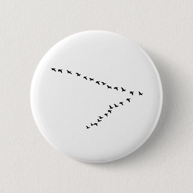 Flying Geese "V" Formation Button (Front)