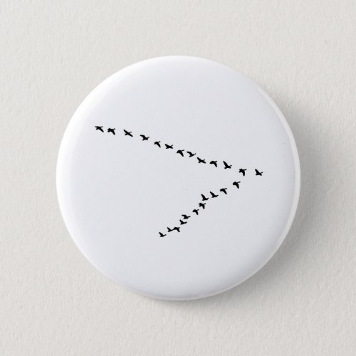Flying Geese V Formation Button