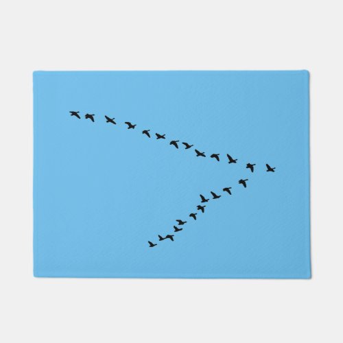 Flying Geese V Formation Doormat