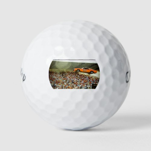 Flying Gen Lee Golf Balls
