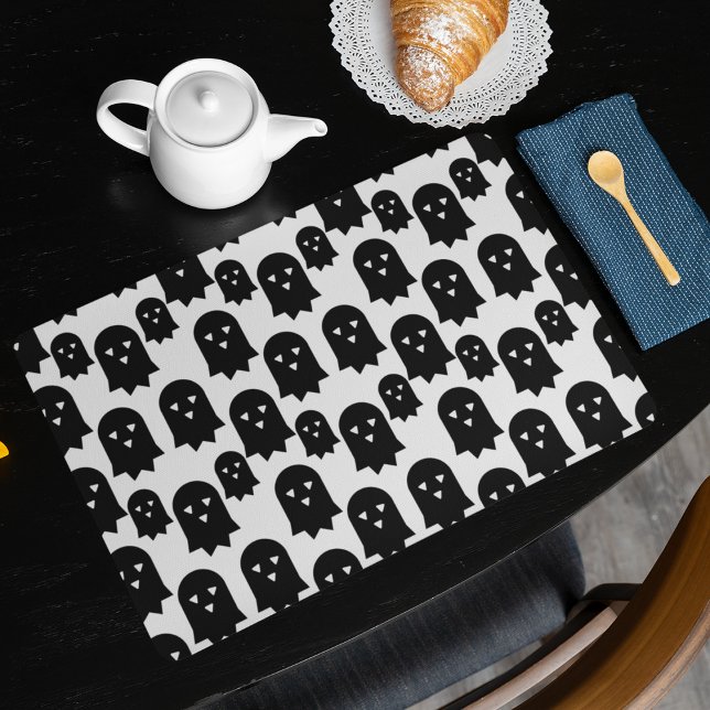 Flying Ghost Cloth Placemat (ghost table placemat)