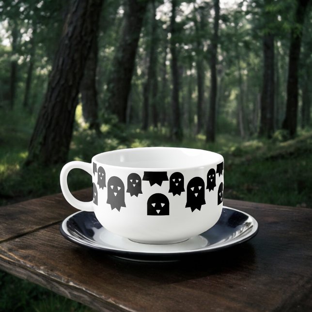 Flying Ghost Soup Mug (Soup Mug)