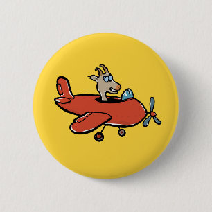 flying goat button