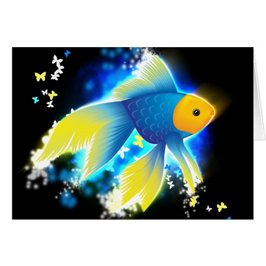 Flying Goldfish Cards (Front Horizontal)