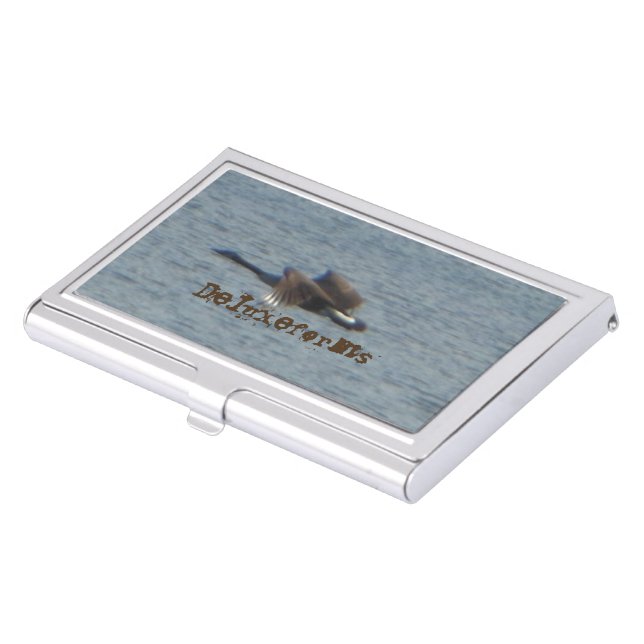 Flying Goose Business Card Case (Front)