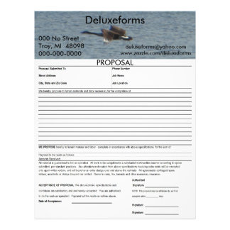 letterhead proposal Zazzle Letterhead  Proposal