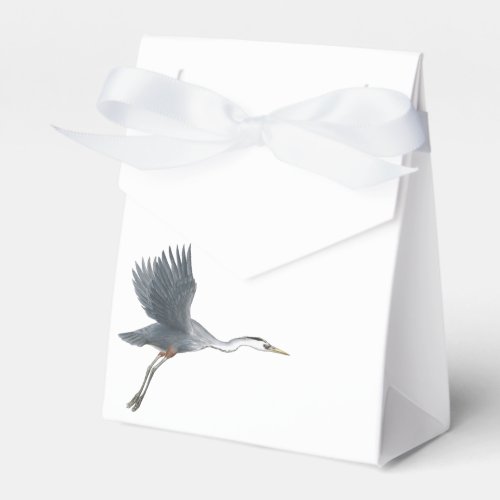 Flying Great Blue Heron Favor Boxes