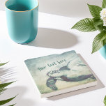 Flying Green Sea Turtle | Custom Stone Coaster<br><div class="desc">Flying Green Sea Turtle | Custom Stone Coaster</div>