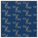 Flying gull fabric