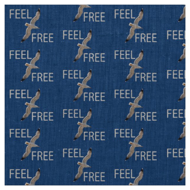 Flying gull fabric (Swatch)