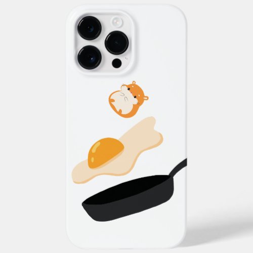 Flying Hamster  Egg on Frying PanColor Bars Case_Mate iPhone 14 Pro Max Case